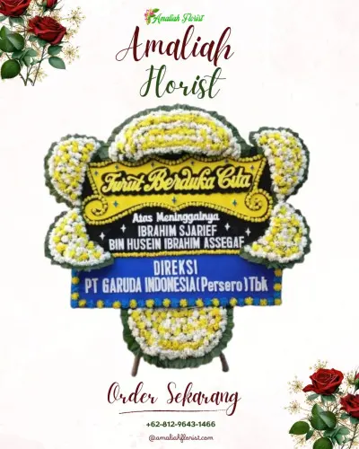 Papan Bunga Duka di Gandon