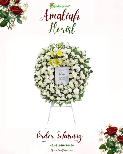 Krans Bunga Duka Cita di Gandon